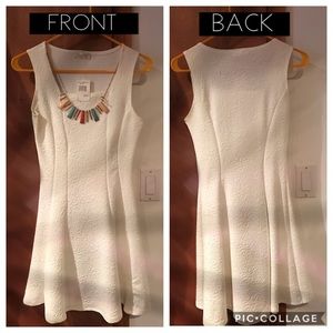 White cocktail dress (never worn)